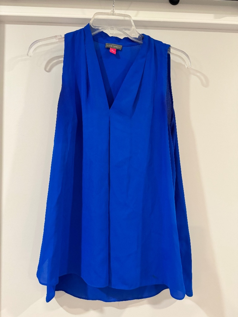 Vince Camuto Royal Blue Sleeveless Top Size S